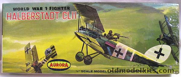 Aurora 1/48 Halberstadt CLII (CL-II / CL.II), 136-98 plastic model kit